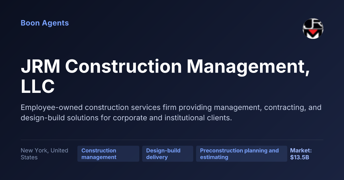 JRM Construction Management, LLC — company overview