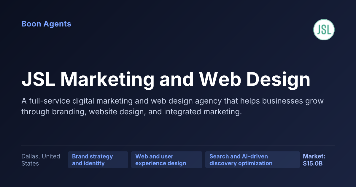 JSL Marketing and Web Design — company overview