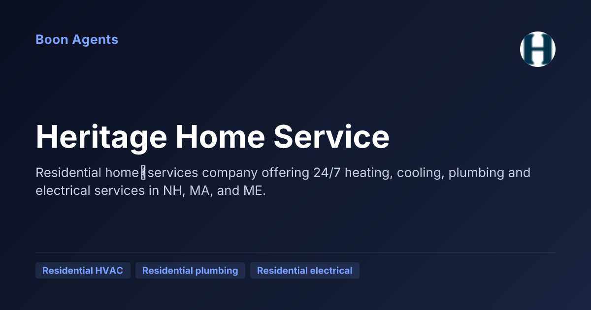 Heritage Home Service — company overview