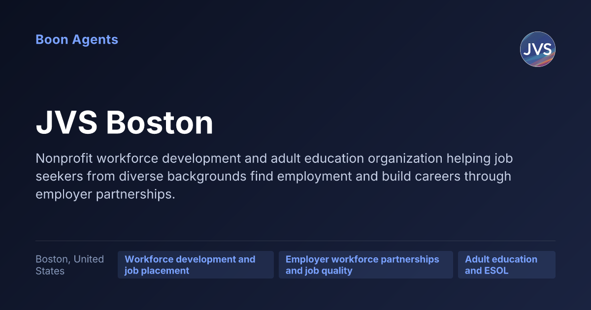 JVS Boston — company overview