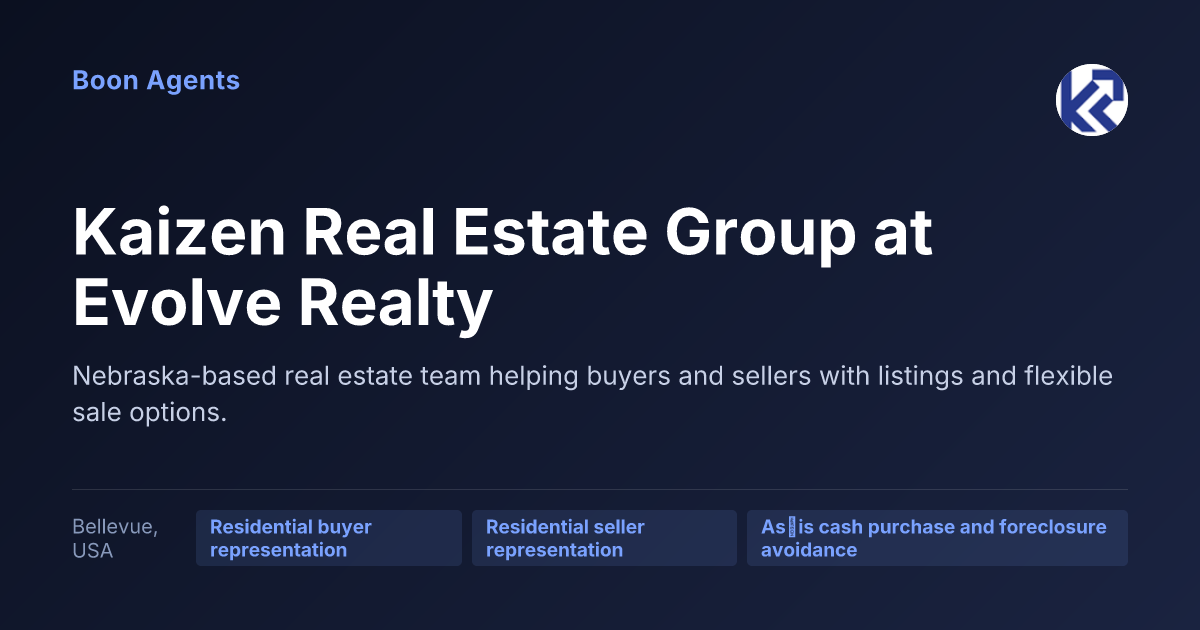 Kaizen Real Estate Group at Evolve Realty — company overview