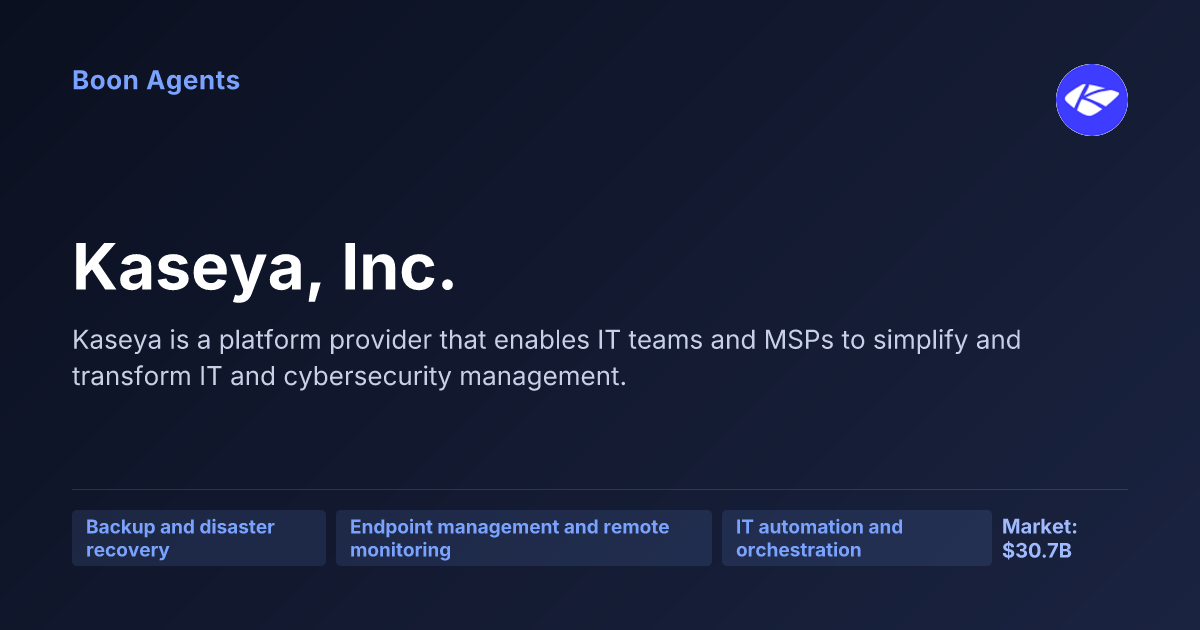Kaseya, Inc. — company overview