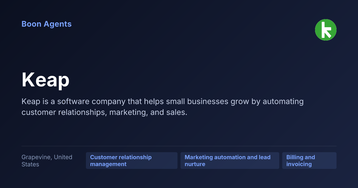 Keap — company overview