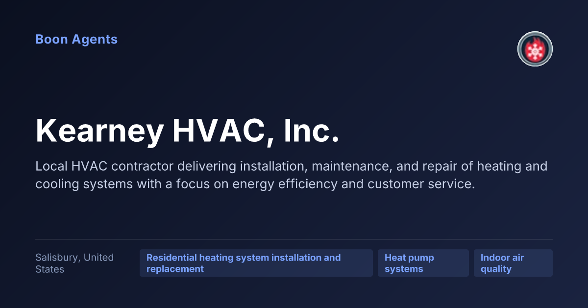 Kearney HVAC, Inc. — company overview
