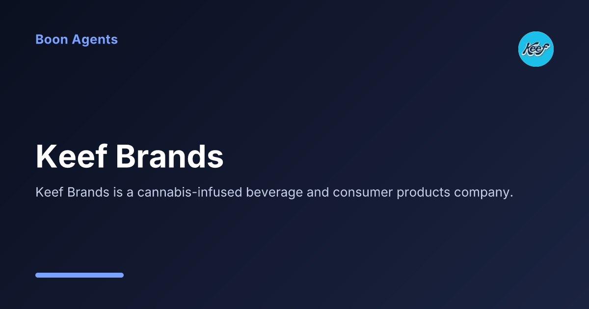 Keef Brands — company overview