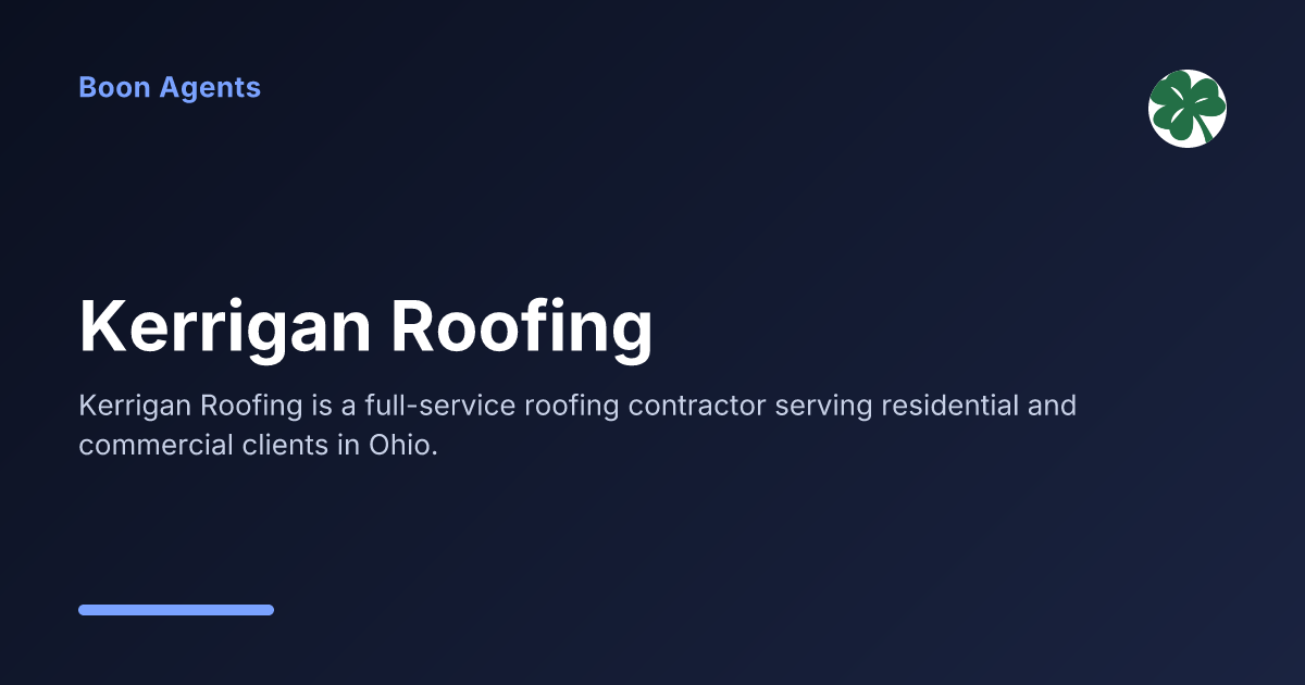 Kerrigan Roofing — company overview