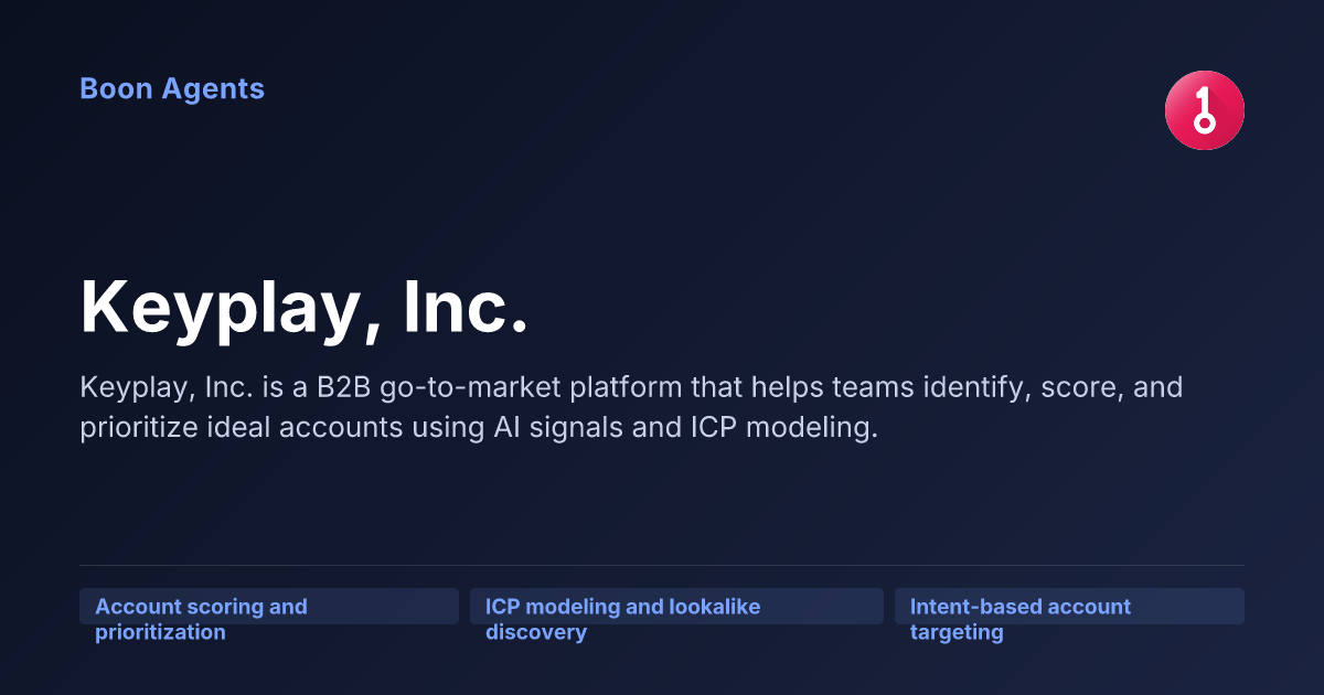 Keyplay, Inc. — company overview