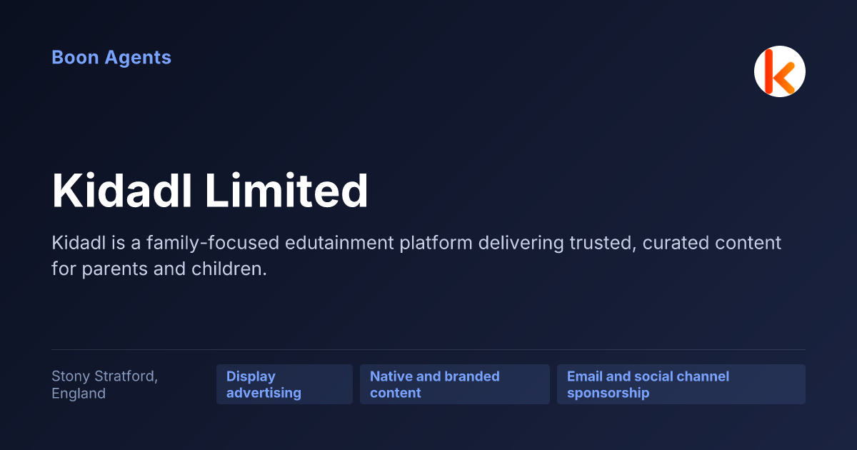 Kidadl Limited — company overview