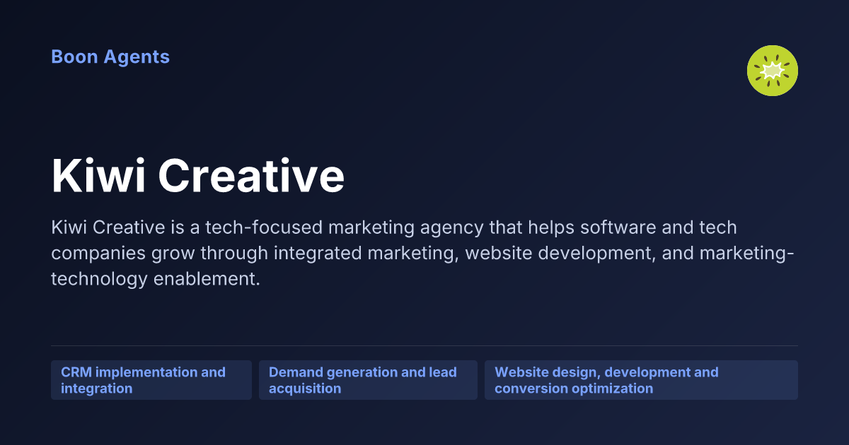 Kiwi Creative — company overview