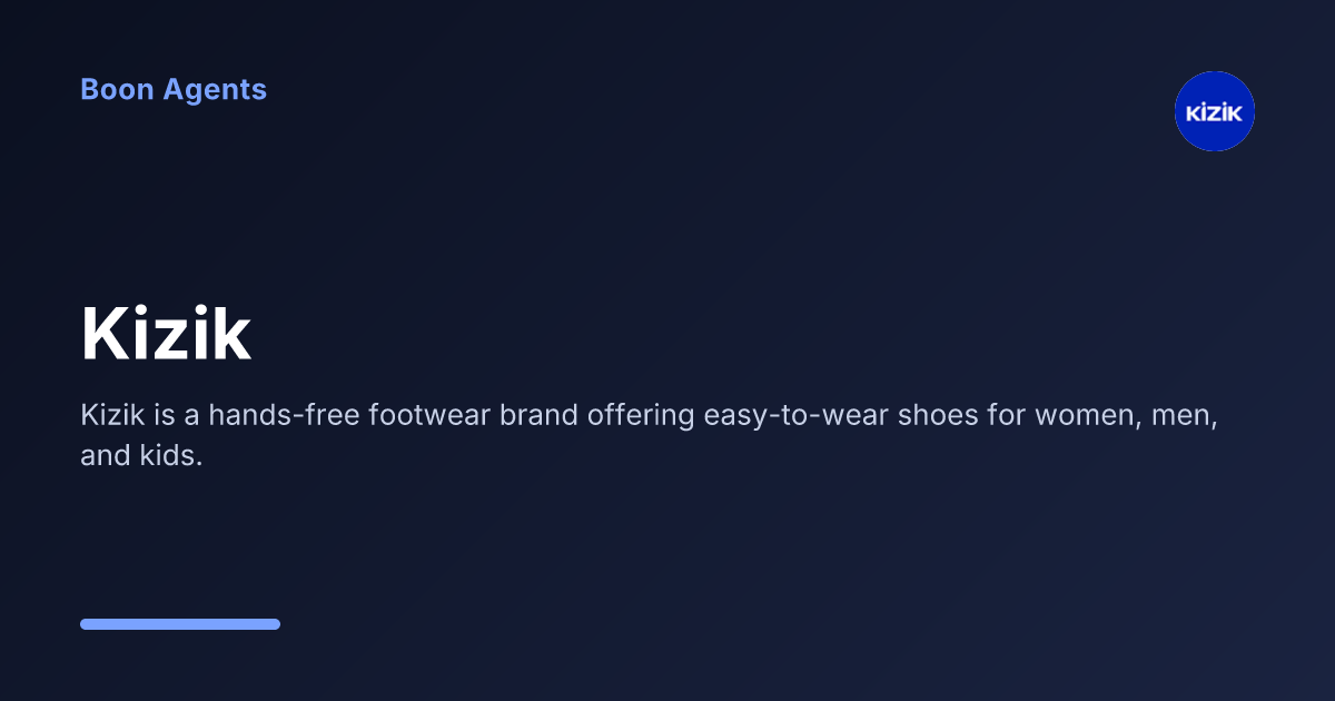 Kizik — company overview