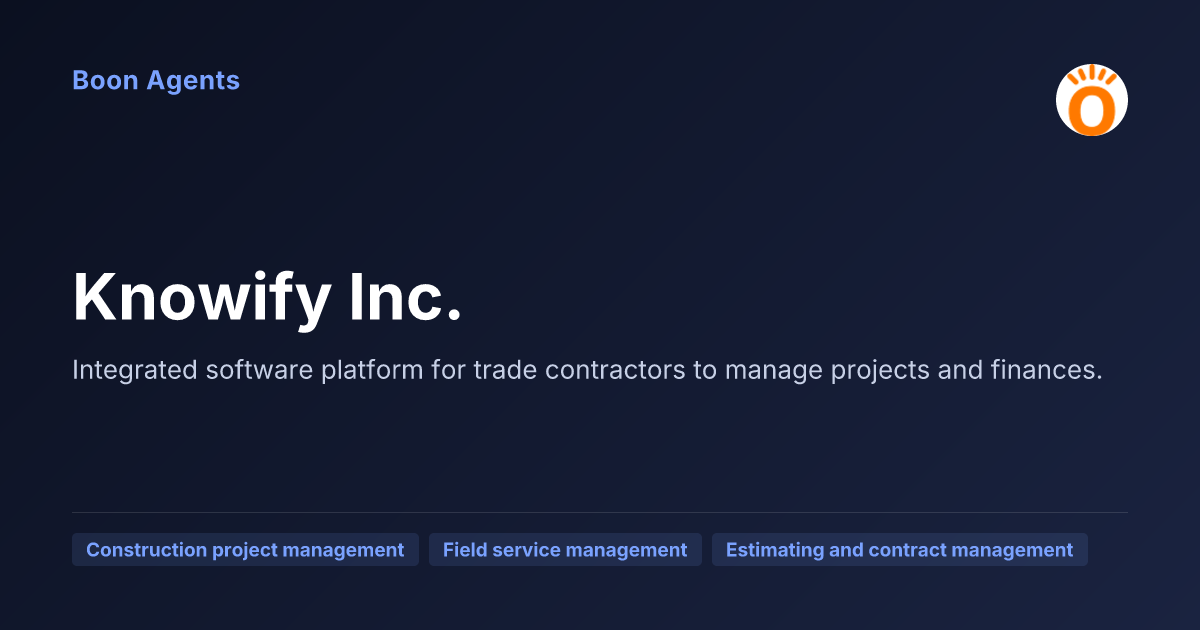 Knowify Inc. — company overview