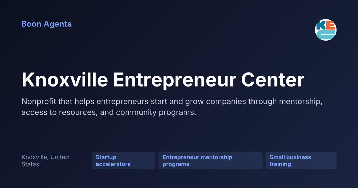Knoxville Entrepreneur Center — company overview