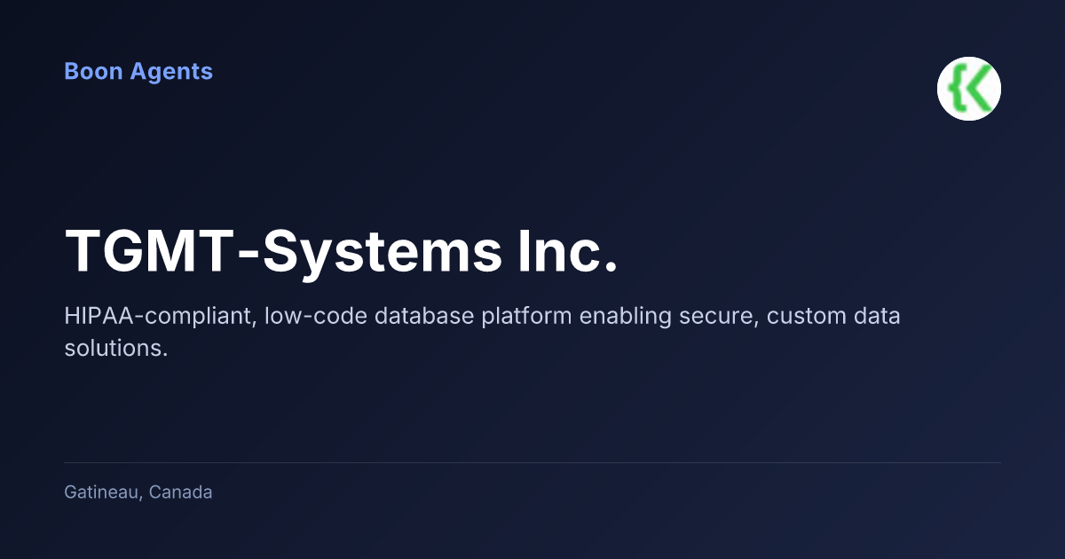 TGMT-Systems Inc. — company overview