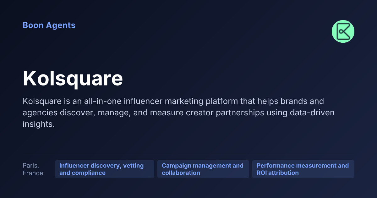 Kolsquare — company overview
