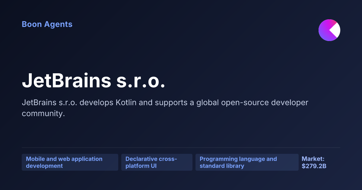 JetBrains s.r.o. — company overview