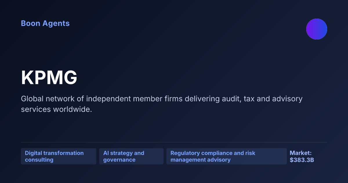 KPMG — company overview
