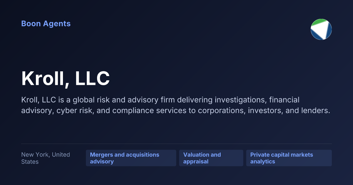 Kroll, LLC — company overview