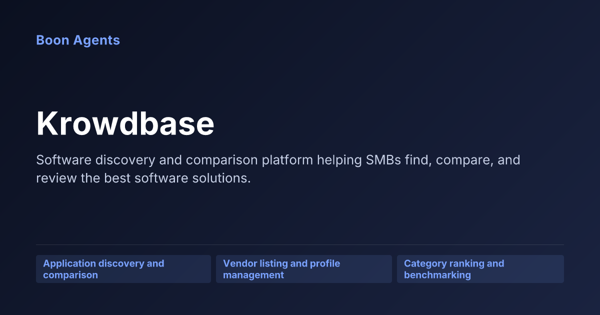 Krowdbase — company overview