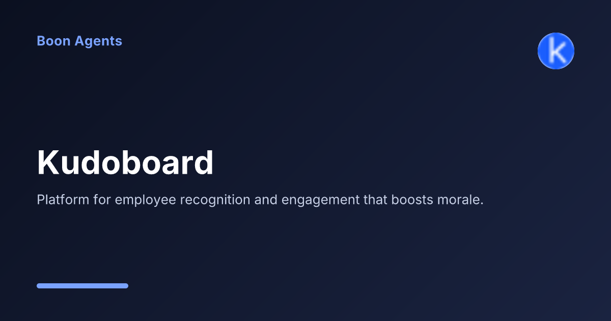 Kudoboard — company overview