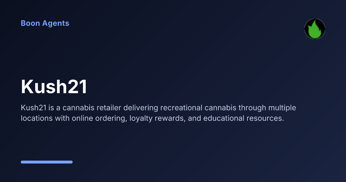 Kush21 — company overview