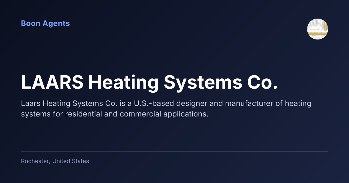 LAARS Heating Systems Co. — company overview