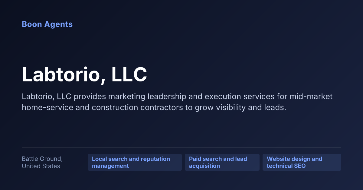 Labtorio, LLC — company overview