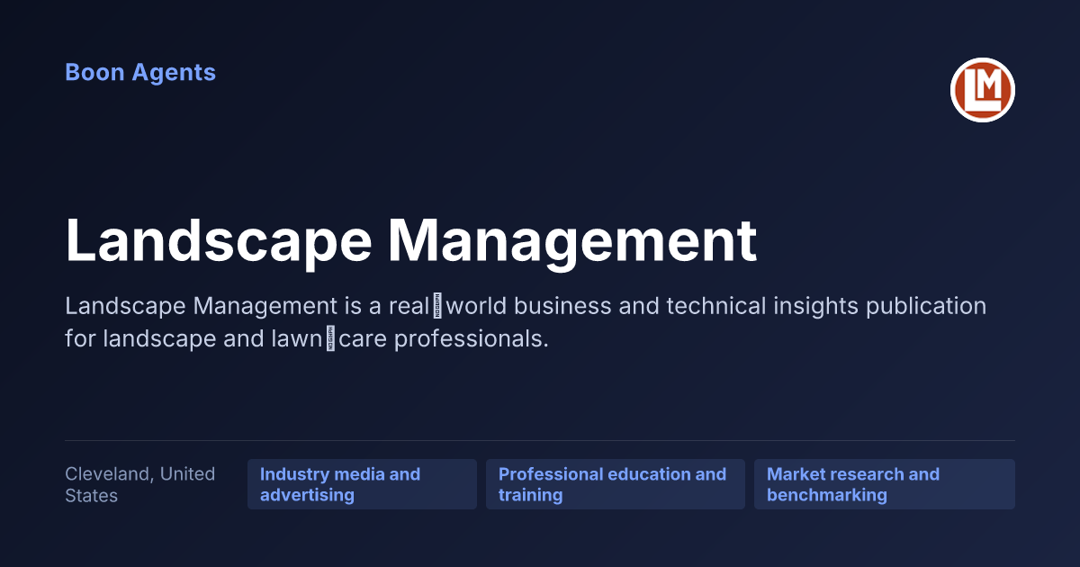 Landscape Management — company overview