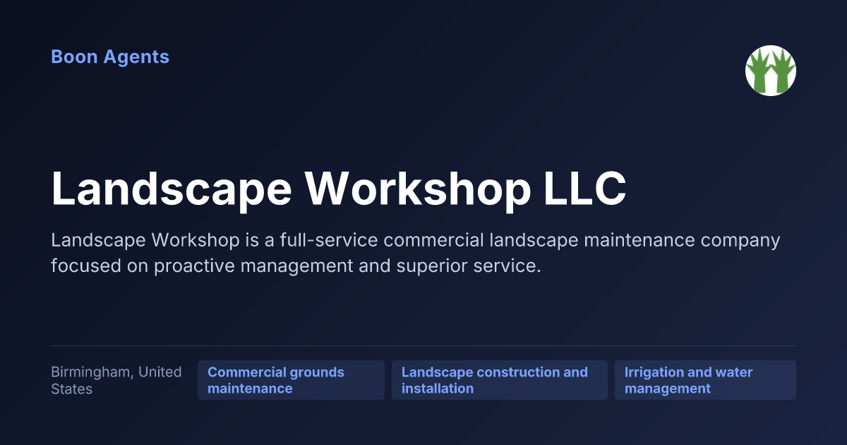 Landscape Workshop LLC — company overview