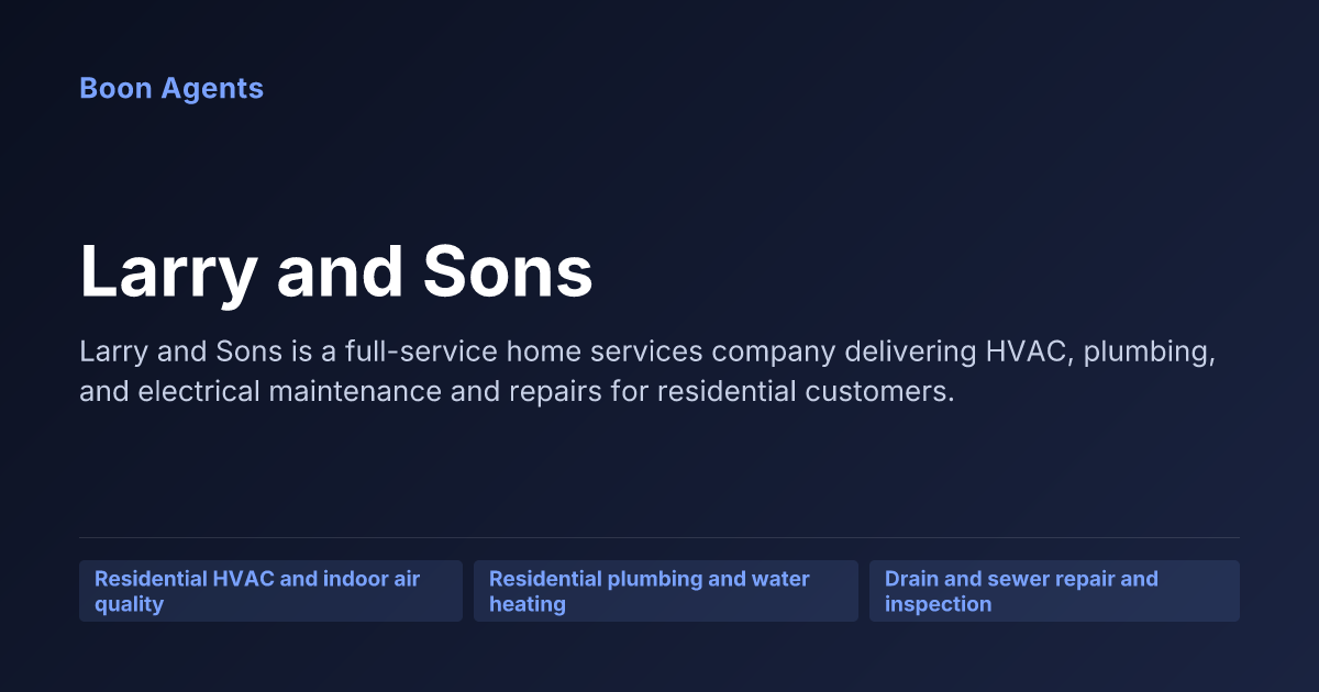 Larry and Sons — company overview