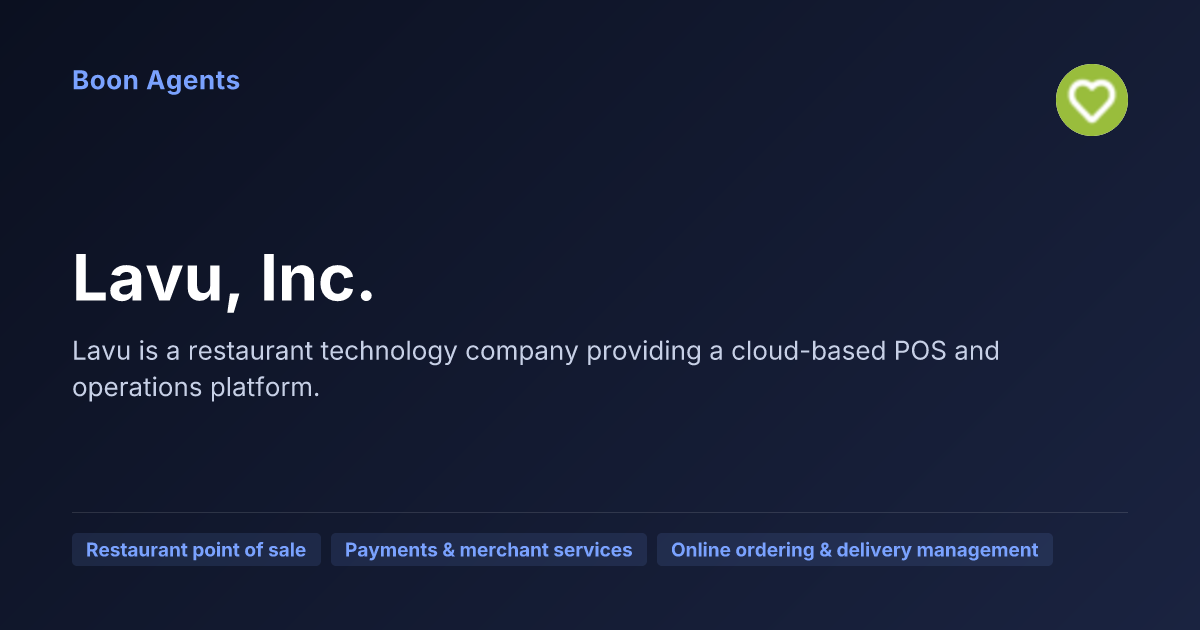 Lavu, Inc. — company overview
