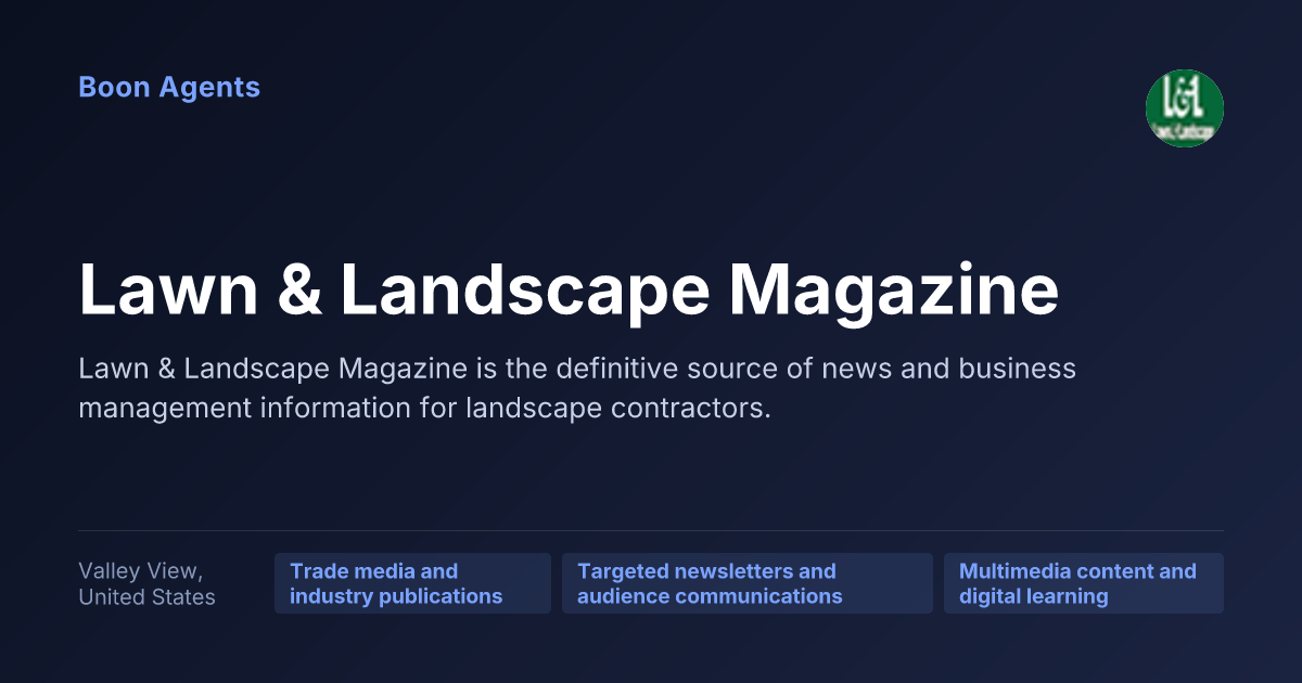 Lawn & Landscape Magazine — company overview
