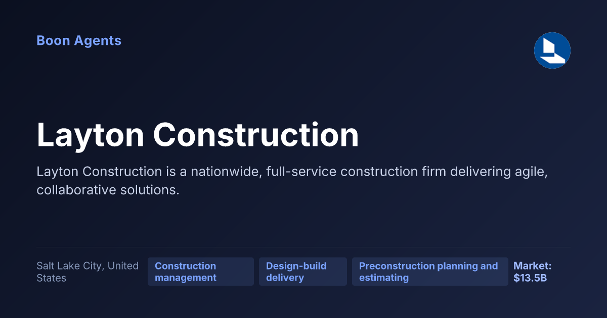 Layton Construction — company overview