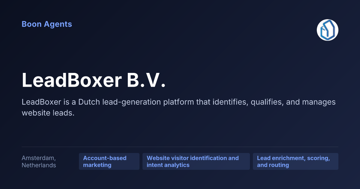 LeadBoxer B.V. — company overview