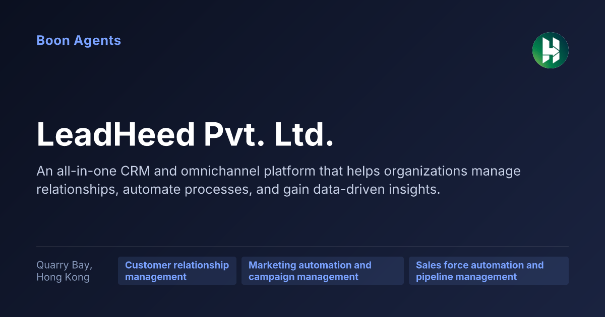 LeadHeed Pvt. Ltd. — company overview