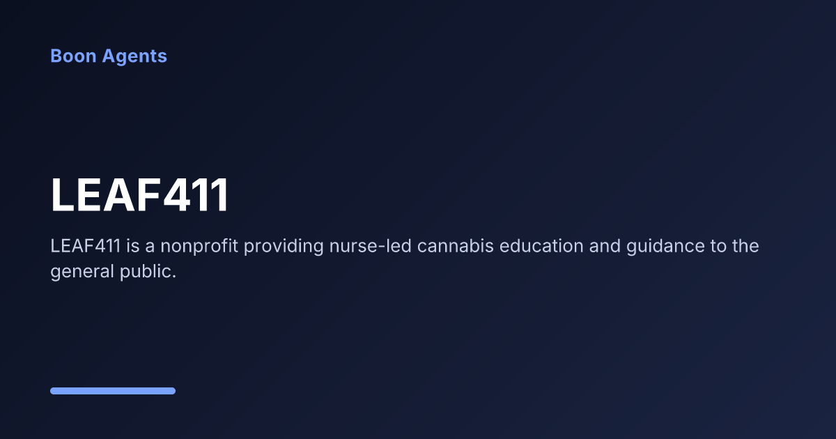 LEAF411 — company overview
