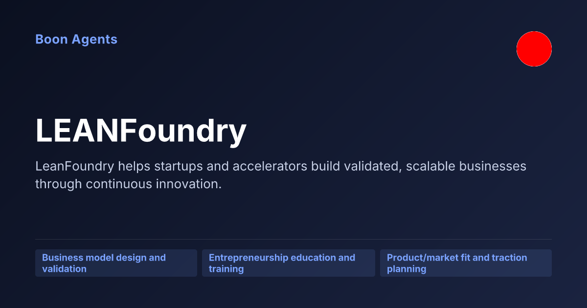 LEANFoundry — company overview