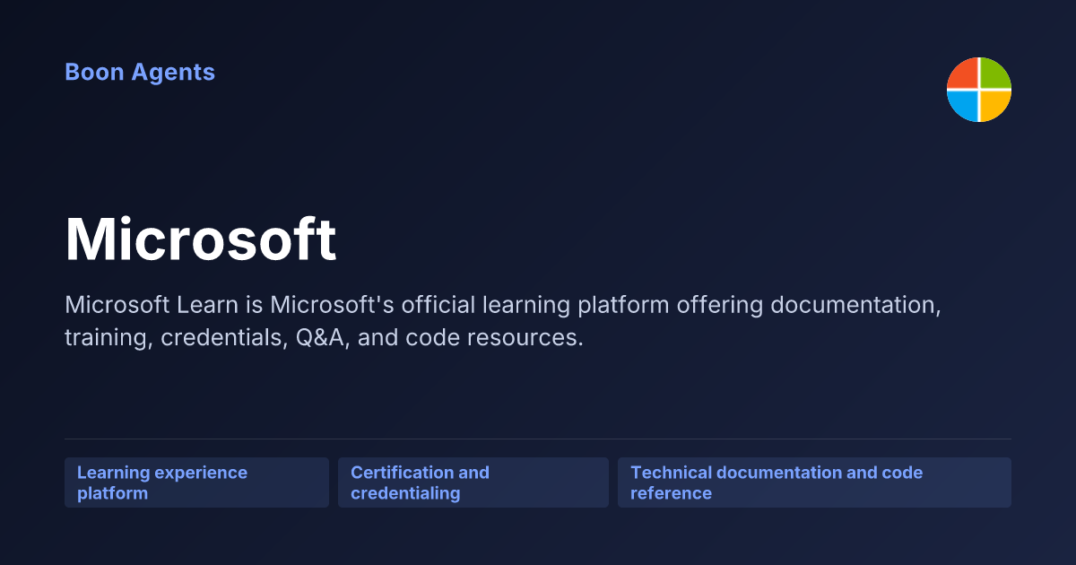 Microsoft — company overview