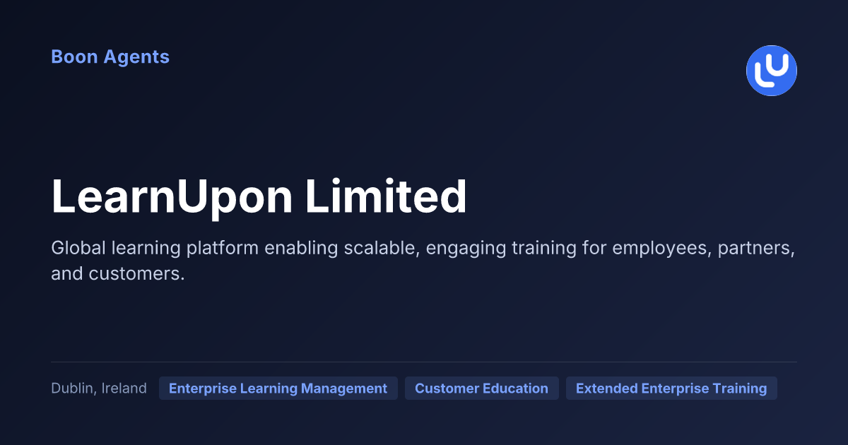 LearnUpon Limited — company overview