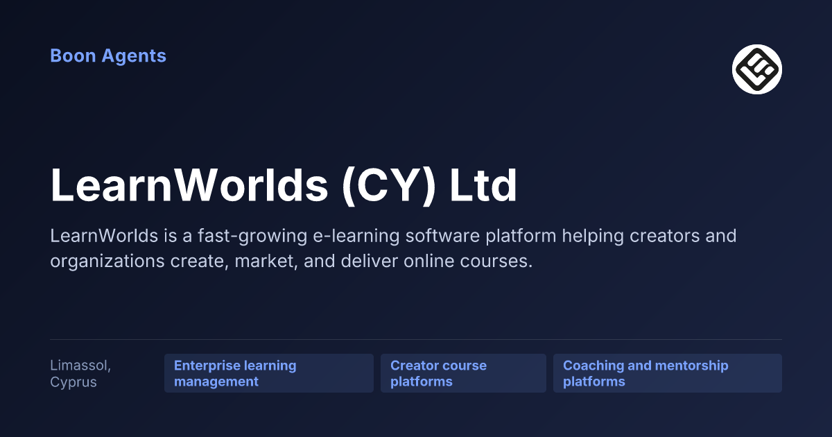 LearnWorlds (CY) Ltd — company overview