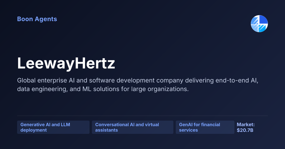LeewayHertz — company overview