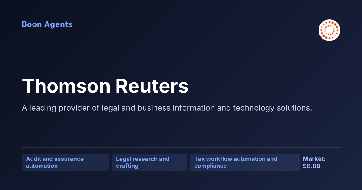 Thomson Reuters — company overview