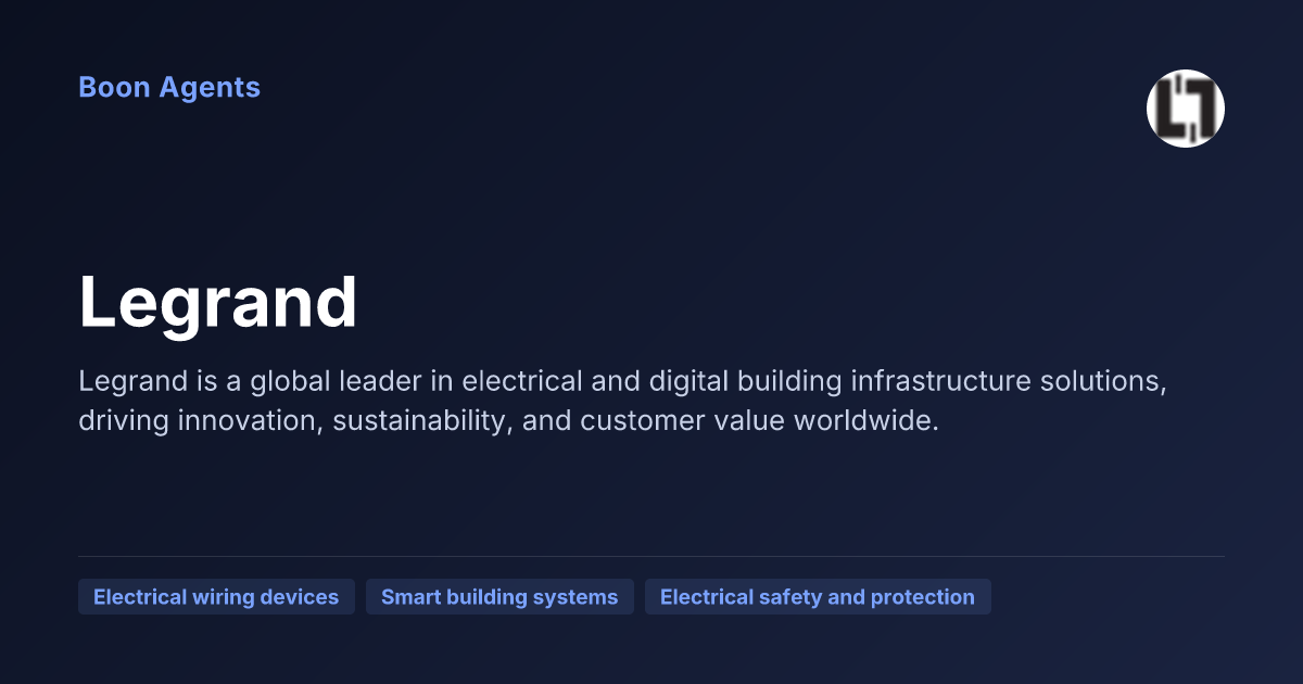 Legrand — company overview