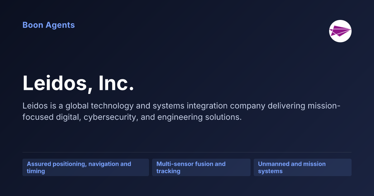 Leidos, Inc. — company overview