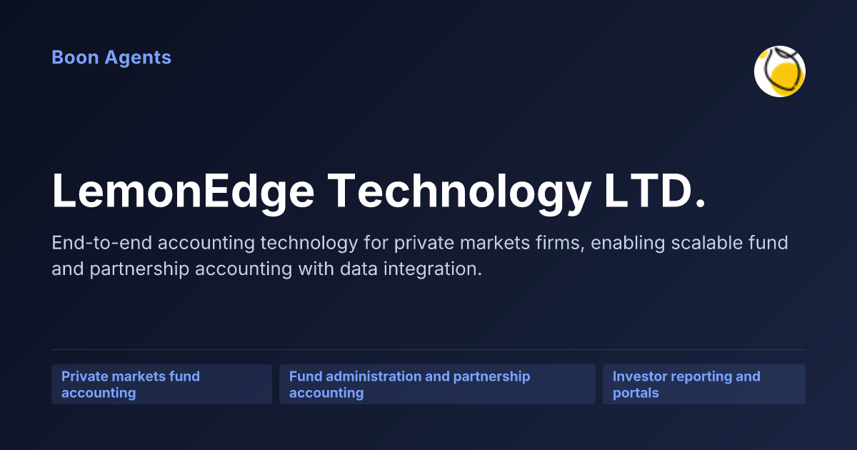 LemonEdge Technology LTD. — company overview