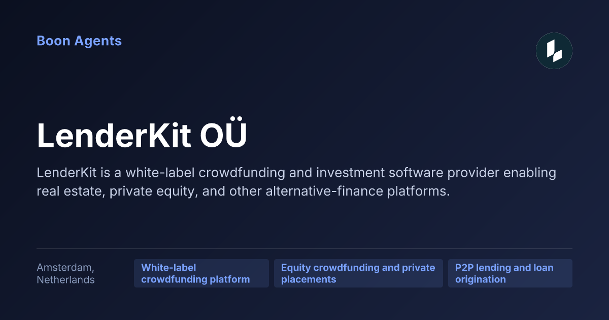 LenderKit OÜ — company overview