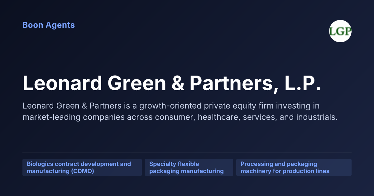 Leonard Green & Partners, L.P. — company overview
