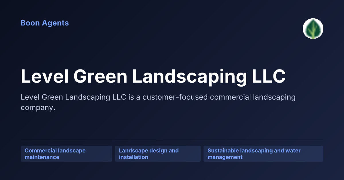 Level Green Landscaping LLC — company overview