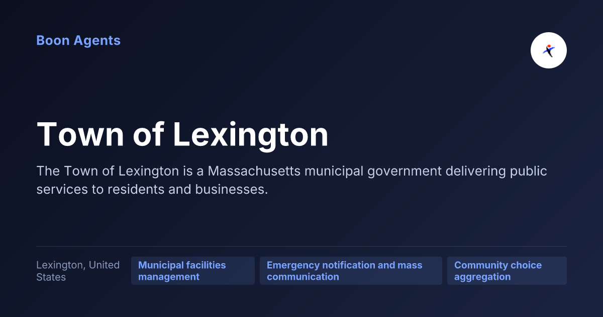 Town of Lexington — company overview