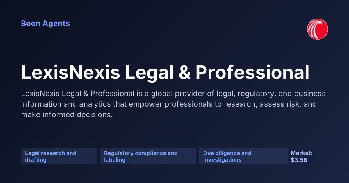 LexisNexis Legal & Professional — company overview