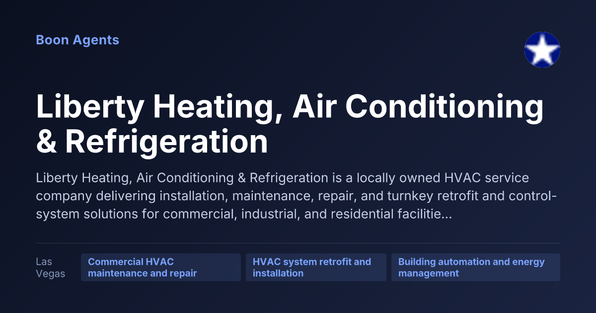 Liberty Heating, Air Conditioning & Refrigeration — company overview